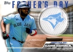 2023 Topps Father's Day Commemorative Team Patches Vladimir Guerrero Jr. #FD-VG card