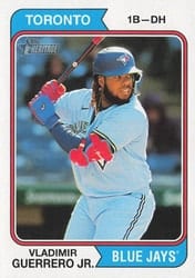 2023 Topps Heritage Base Set Vladimir Guerrero Jr. #460 card