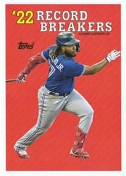 2023 Topps Oversized 1988 Topps Record Breaker Vladimir Guerrero Jr. #RB-9 card