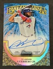 2024 Bowman Sterling Extravaganza Autographs Vladimir Guerrero Jr. #SEA-VG card