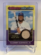 2024 Topps Heritage Clubhouse Collection Relic Vladimir Guerrero Jr. #CCR-VG card