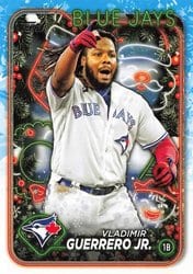 2024 Topps Holiday Base Set Vladimir Guerrero Jr. #H133 card