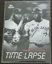 2025 Topps Black & White Time Lapse Vladimir Guerrero Jr. #TL4 card