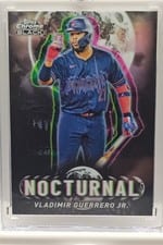 2025 Topps Chrome Black Nocturnal Vladimir Guerrero Jr. #NOC-9 card