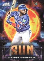 2025 Topps Cosmic Chrome Planetary Pursuit Sun Vladimir Guerrero Jr. #PPS-5 card
