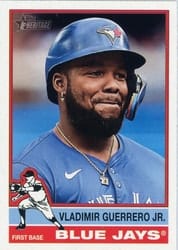 2025 Topps Heritage Base Set Vladimir Guerrero Jr. #165 card