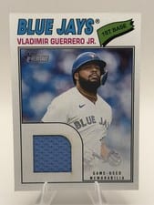 2026 Topps Heritage Real One Relics Vladimir Guerrero Jr. #ROR-VG card