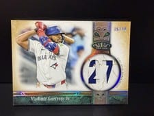 2026 Topps Tier One Jersey Number Relics Vladimir Guerrero Jr. #JNR-VG card