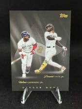 2025 Topps Dynamic Duals Dinger Duos Vladimir Guerrero Jr. / Fernando Tatis Jr. #DD-06 card