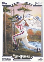 2025 Topps X Bob Ross: The Joy of Baseball Base Set Vladimir Guerrero Sr. #59 card