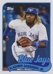 2023 Topps Archives 1989 Doubleheaders Vladimir Guerrero / Vladimir Guerrero Jr #89DH-3 card