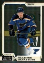 2018-19 O-Pee-Chee Platinum Base Set Vladimir Tarasenko #130 card