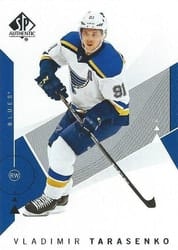 2018-19 SP Authentic Base Set Vladimir Tarasenko #62 card