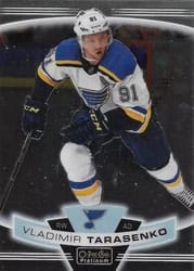 2019-20 O-Pee-Chee Platinum Base Set Vladimir Tarasenko #141 card