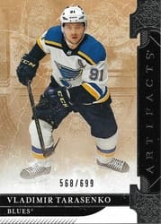 2019-20 Upper Deck Artifacts Base Set Vladimir Tarasenko #131 card