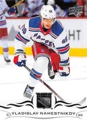 2018-19 Upper Deck Base Set Vladislav Namestnikov #122 card