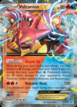 XY Black Star Promos Volcanion-EX #XY173 card