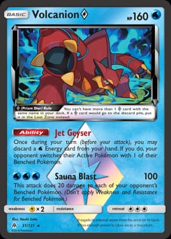 Forbidden Light Volcanion ◇ #31 card