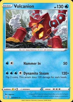 Shining Fates Volcanion #25 card