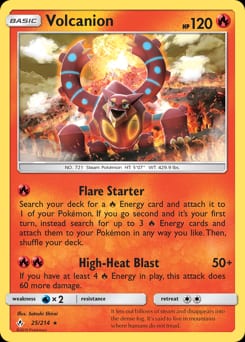 Unbroken Bonds Volcanion #25 card