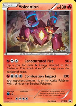 XY Black Star Promos Volcanion #XY164 card