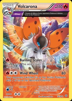 2015 Ancient Origins Volcarona #18 card