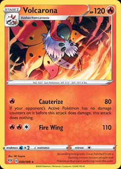 Darkness Ablaze Volcarona #30 card