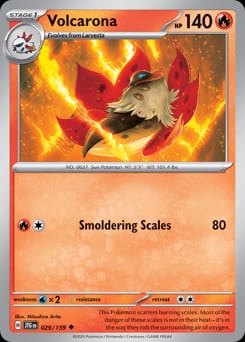 2025 Journey Together Volcarona #29 card