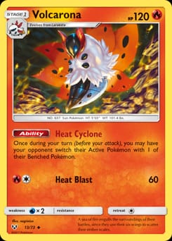 Shining Legends Volcarona #13 card
