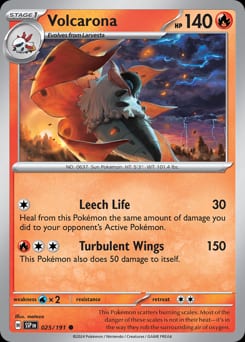 Surging Sparks Volcarona #25 card