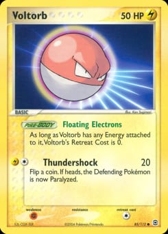 2004 FireRed & LeafGreen Voltorb #85 card