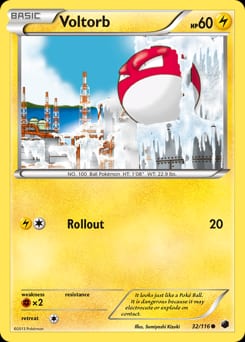 2013 Plasma Freeze Voltorb #32 card