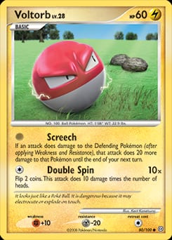 2008 Stormfront Voltorb #80 card