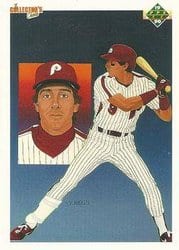 1990 Upper Deck Base Set Von Hayes / Philadelphia Phillies #7 card