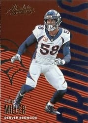 2018 Panini Absolute Base Set Von Miller #31 card