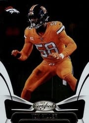 2018 Panini Certified Base Set Von Miller #15 card