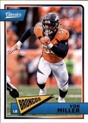 2018 Panini Classics Base Set Von Miller #32 card