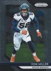 2018 Panini Prizm Base Set Von Miller #143 card
