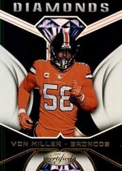 2019 Panini Certified Diamonds Von Miller #DI-VM card