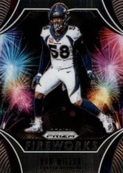 2019 Panini Prizm Fireworks Von Miller #25 card