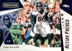 2019 Panini Rookies & Stars Action Packed Von Miller #AP-VM card