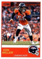 2019 Score Base Set Von Miller #20 card
