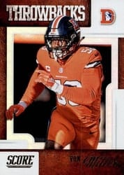 2019 Score Throwbacks Von Miller #T-16 card
