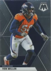 2020 Panini Mosaic Base Set Von Miller #69 card