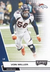 2020 Panini Playoff Base Set Von Miller #80 card
