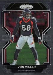 2021 Panini Prizm Base Set Von Miller #204 card