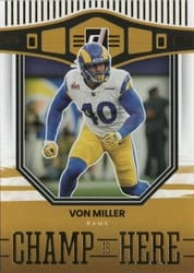 2022 Donruss Champ is Here Von Miller #CIH-7 card