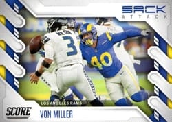 2022 Score Sack Attack Von Miller #SA-VM card