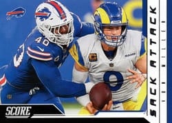 2023 Score Sack Attack Von Miller #15 card