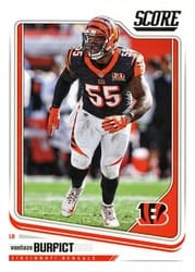2018 Score Base Set Vontaze Burfict #65 card